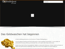 Tablet Screenshot of goldsuche-thueringen.de